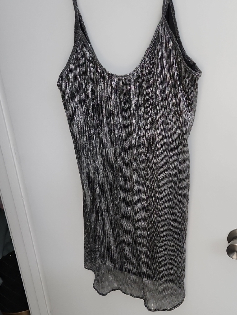 Paper Crane shimmery mini dress